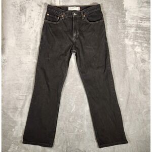 Levi's 505 Jeans Men's 32X30 (Tag 33X30) Black Y2K 90s Straight